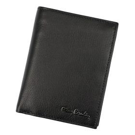    Pierre Cardin TILAK59 331 čierna pánska kožená peňaženka 10 x 13 cm