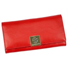    Dámska kožená peňaženka Gregorio veľká červená 18,5 × 9,5 cm
