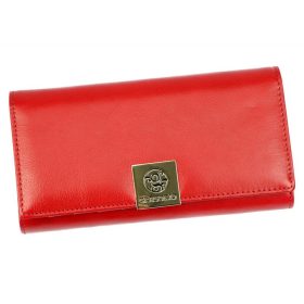    Dámska kožená peňaženka Gregorio veľká červená 18,5 × 9,5 cm