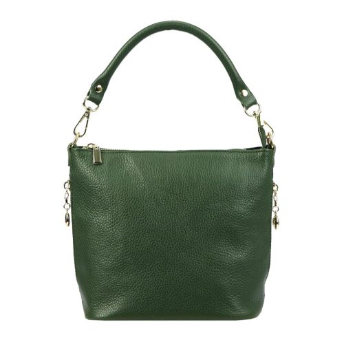 Patrizia 419-040 GOLD zöld női bőr kézitáska, válltáska 24 x 20 x 13 cm 