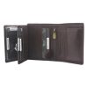  EL FORREST 234-25 RFID hnedá pánska kožená peňaženka 8,5 x 10,7 x 2,5 cm