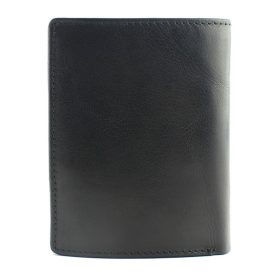    EL FORREST 903-66 RFID čierna pánska kožená peňaženka 8,5 x 11,3 x 2,9 cm