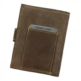    Wild N4L-P-CHM RFID hnedá pánska kožená peňaženka 10,5 x 13 x 3 cm