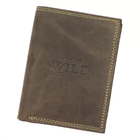    Wild N4-P-CHM RFID hnedá pánska kožená peňaženka 10 x 13 x 2,5 cm