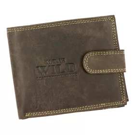    Wild N992L-P-CHM RFID hnedá pánska kožená peňaženka 12,8 x 10,5 x 2,8 cm
