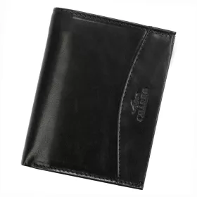    Charro ISC 1379 čierna pánska kožená peňaženka 9,5 x 12,5 x 3 cm