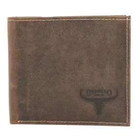    Wild RM-01-BAW BUFFALO hnedá pánska kožená peňaženka 11,5 x 10 x 2,5 cm