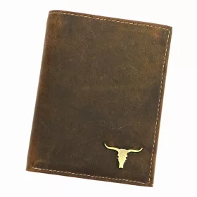   Wild RM-06-BAW BUFFALO hnedá pánska kožená peňaženka 9,5 x 12,5 x 2,5 cm