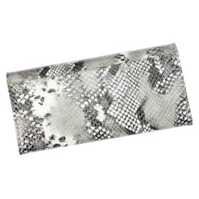    Rovicky 8801-SNR RFID strieborná dámska kožená peňaženka 18,5 x 9 x 3,5 cm