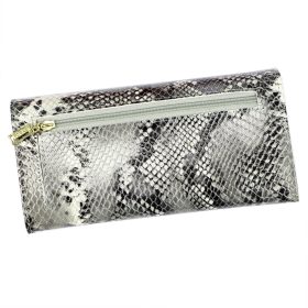    Rovicky 8802-SNR RFID strieborná dámska kožená peňaženka 19 x 9 x 3 cm