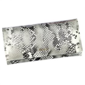    Rovicky 8805-SNR RFID strieborná dámska kožená peňaženka 18,5 x 9,5 x 3,5 cm