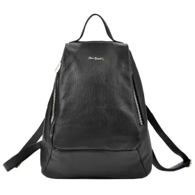    Pierre Cardin FRZ 1750 čierny dámsky kožený batoh 33 x 40 x 13 cm