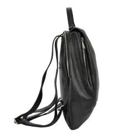    Pierre Cardin FRZ 1750 čierny dámsky kožený batoh 33 x 40 x 13 cm