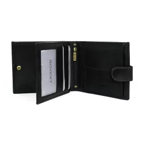    Rovicky N01L-RVTP RFID čierno-červená pánska kožená peňaženka 13 x 10 x 2 cm