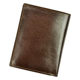    Rovicky N62-RVT RFID hnedá pánska kožená peňaženka 9,5 x 12,5 x 2,5 cm