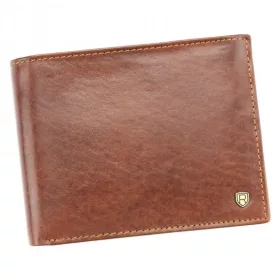    Rovicky N992-RVT RFID hnedá pánska kožená peňaženka 12,5 x 9,5 x 2,5 cm