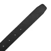  Pánsky opasok VerMari PM-W-30 z hovädzej kože čierny, 3 cm