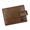  Pánska peňaženka z hovädzej kože EL FORREST 916-22 s RFID v hnedej farbe 12 x 8,3 x 2,5 cm
