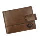  Pánska peňaženka z hovädzej kože EL FORREST 916-22 s RFID v hnedej farbe 12 x 8,3 x 2,5 cm