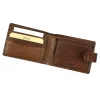  Pánska peňaženka z hovädzej kože EL FORREST 916-22 s RFID v hnedej farbe 12 x 8,3 x 2,5 cm