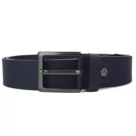    Pánsky opasok z hovädzej kože Pierre Cardin PSN 6212 v námorníckej modrej farbe 4 cm