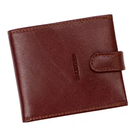    Valentini 306 04E hnedá pánska kožená peňaženka 11,5 x 9,5 x 1,8 cm