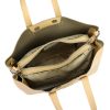  Dámska kožená kabelka cez rameno Pierre Cardin FRZ 1819 béžová 37 x 24 x 16 cm