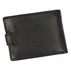    Coveri 1942 563 čierna pánska kožená peňaženka 13 x 9,5 x 3,5 cm