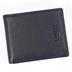    Coveri 1942 992 modrá pánska kožená peňaženka 11 x 9 x 2,8 cm
