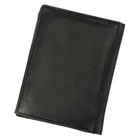    Nordee CC 5601 čierna pánska kožená peňaženka 10 x 13 x 2,5 cm