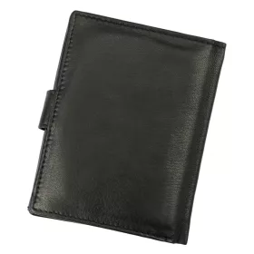    Nordee CC 5601B čierna pánska kožená peňaženka 10,5 x 13 x 2,5 cm