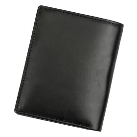    EL FORREST 1370-67 RFID čierna pánska kožená peňaženka 9,5 x 11,5 x 2,5 cm