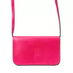   Gregorio 107 magenta dámska kožená kabelka 19 x 12 x 5,5 cm