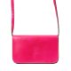 Gregorio 107 magenta dámska kožená kabelka 19 x 12 x 5,5 cm