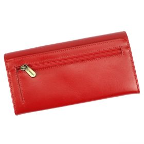    EL FORREST 812-47 RFID červená dámska kožená peňaženka 18,5 x 9 x 3 cm