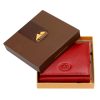  Dámska kožená peňaženka EL FORREST 917-47 s RFID červenou farbou 10 x 8,5 x 2 cm