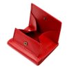  Dámska kožená peňaženka EL FORREST 917-47 s RFID červenou farbou 10 x 8,5 x 2 cm