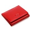  Dámska kožená peňaženka EL FORREST 917-47 s RFID červenou farbou 10 x 8,5 x 2 cm