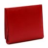  Dámska kožená peňaženka EL FORREST 917-47 s RFID červenou farbou 10 x 8,5 x 2 cm