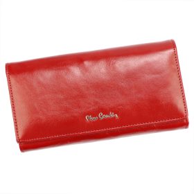    Pierre Cardin 06 ITALY 121 červená dámska kožená peňaženka 19 x 10,5 cm