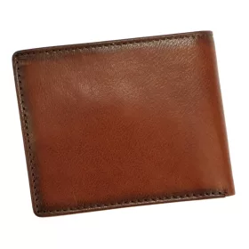   EL FORREST 895-29 RFID hnedá pánska kožená peňaženka 10,5 x 9 x 2 cm