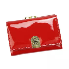    Gregorio LS-117 červená dámska kožená peňaženka 12 x 8,5 x 3 cm