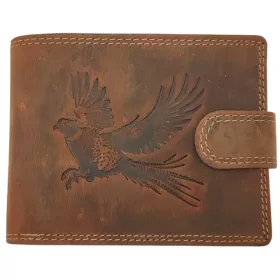  417797 703 Giorgio Carelli vzorovaná peňaženka bažant