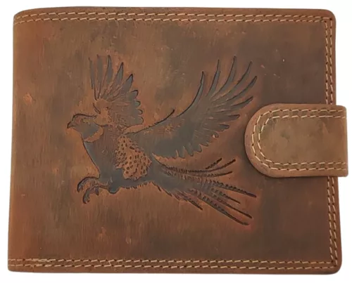  417797 703 Giorgio Carelli vzorovaná peňaženka bažant