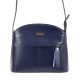  MiaMore 01-012 tmavomodrá dámska kožená kabelka cez rameno, crossbody kabelka 24,5 x 20 x 8 cm