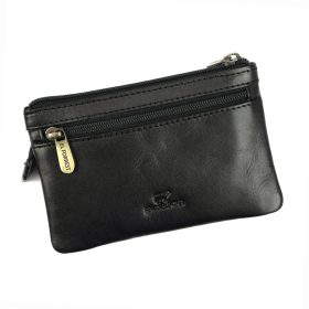    EL FORREST 1005-67 čierna dámska kožená kľúčenka 12,5 x 8 x 2,5 cm