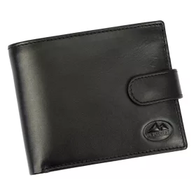    Pánska kožená peňaženka EL FORREST 875-67 s RFID čipom, čierna, 12,5 x 10 x 3 cm