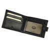  Pánska kožená peňaženka EL FORREST 875-67 s RFID čipom, čierna, 12,5 x 10 x 3 cm