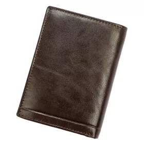    Rovicky PC-101-BAR RFID hnedá pánska kožená peňaženka 9,8 x 13 x 2,5 cm