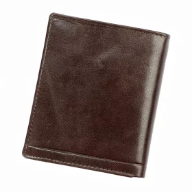    Rovicky PC-102-BAR RFID hnedá pánska kožená peňaženka 10,5 x 13 x 2,5 cm